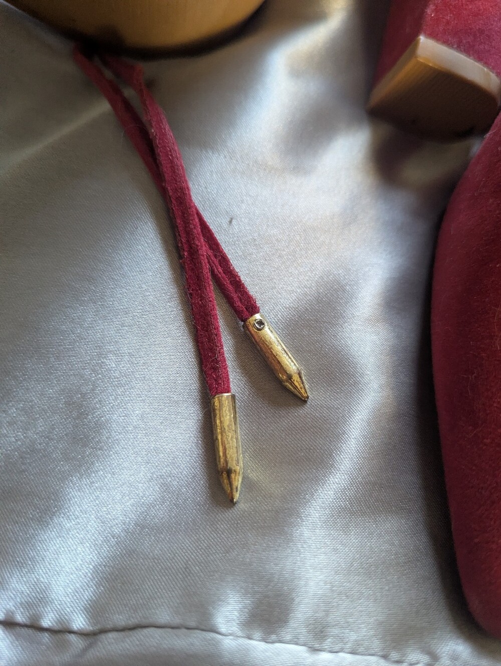 Tie Up Raspberry High Heels - Picture 6 of 6